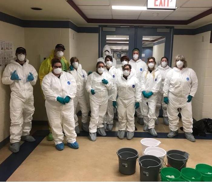 SERVPRO Technicians at Senior Living Facility in Kankakee County 